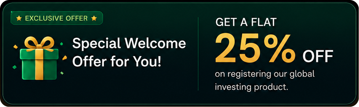 Special welcome offer
